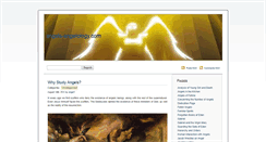 Desktop Screenshot of angels-angelology.com